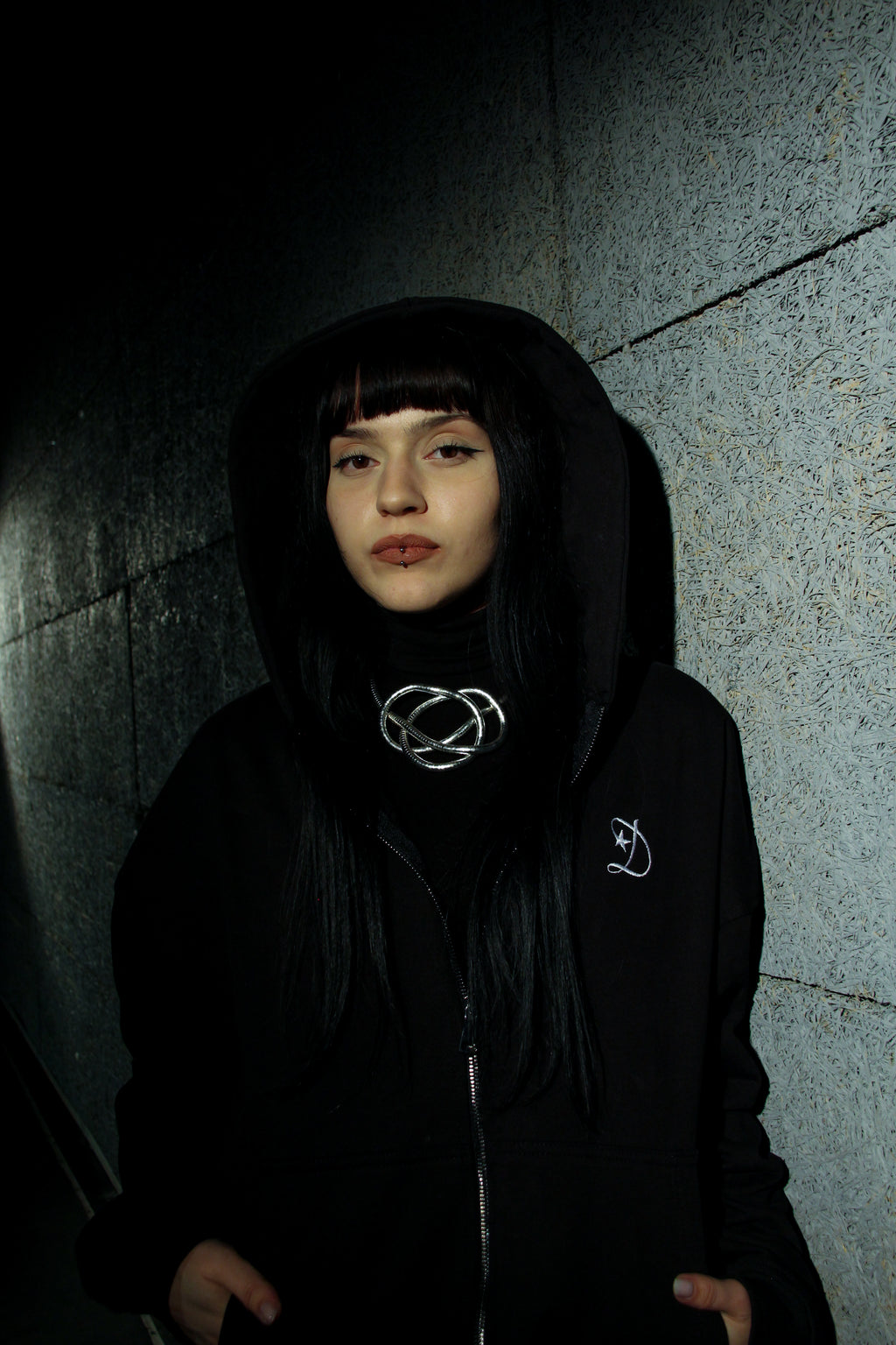 Labor Black Zip Up