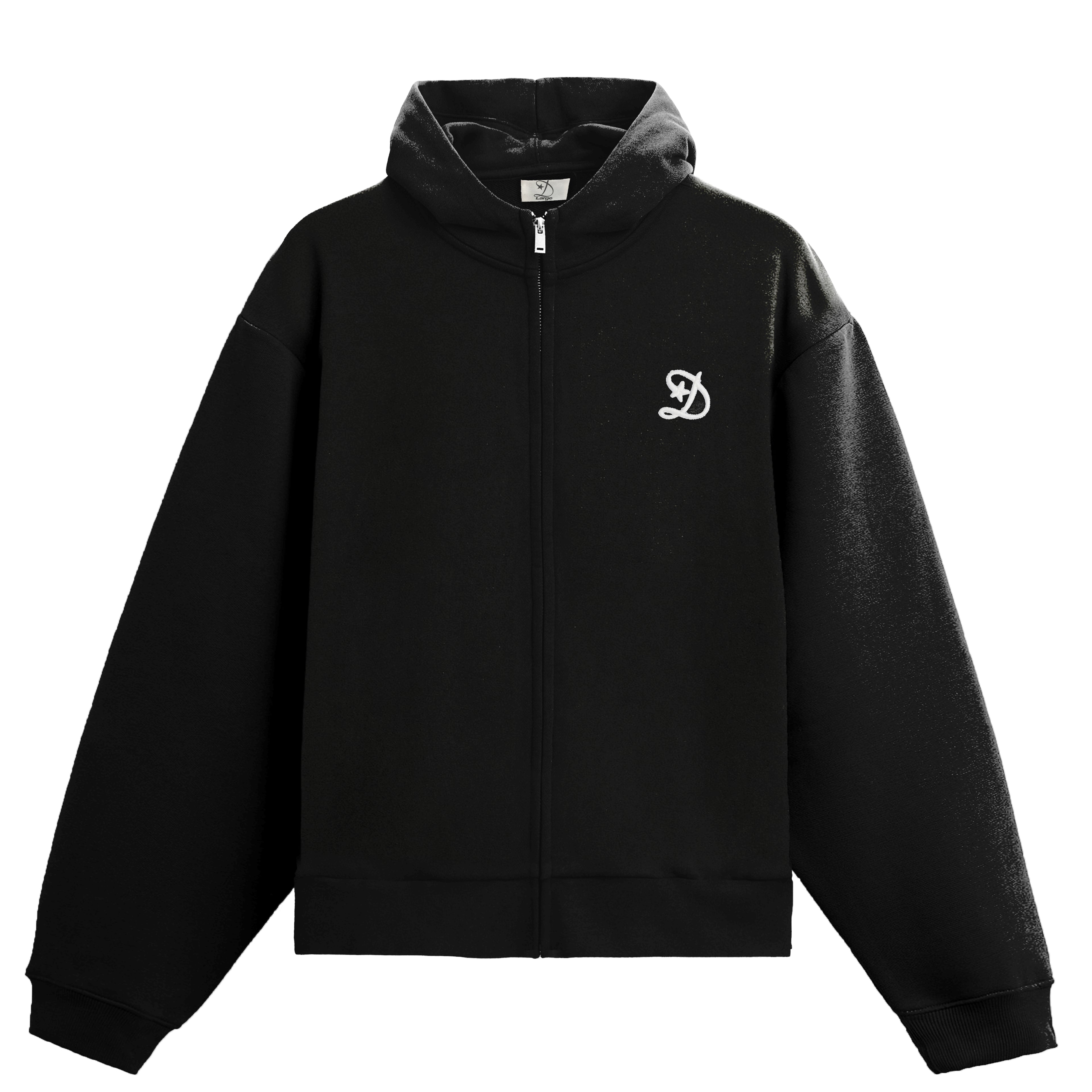 Labor Black Zip Up
