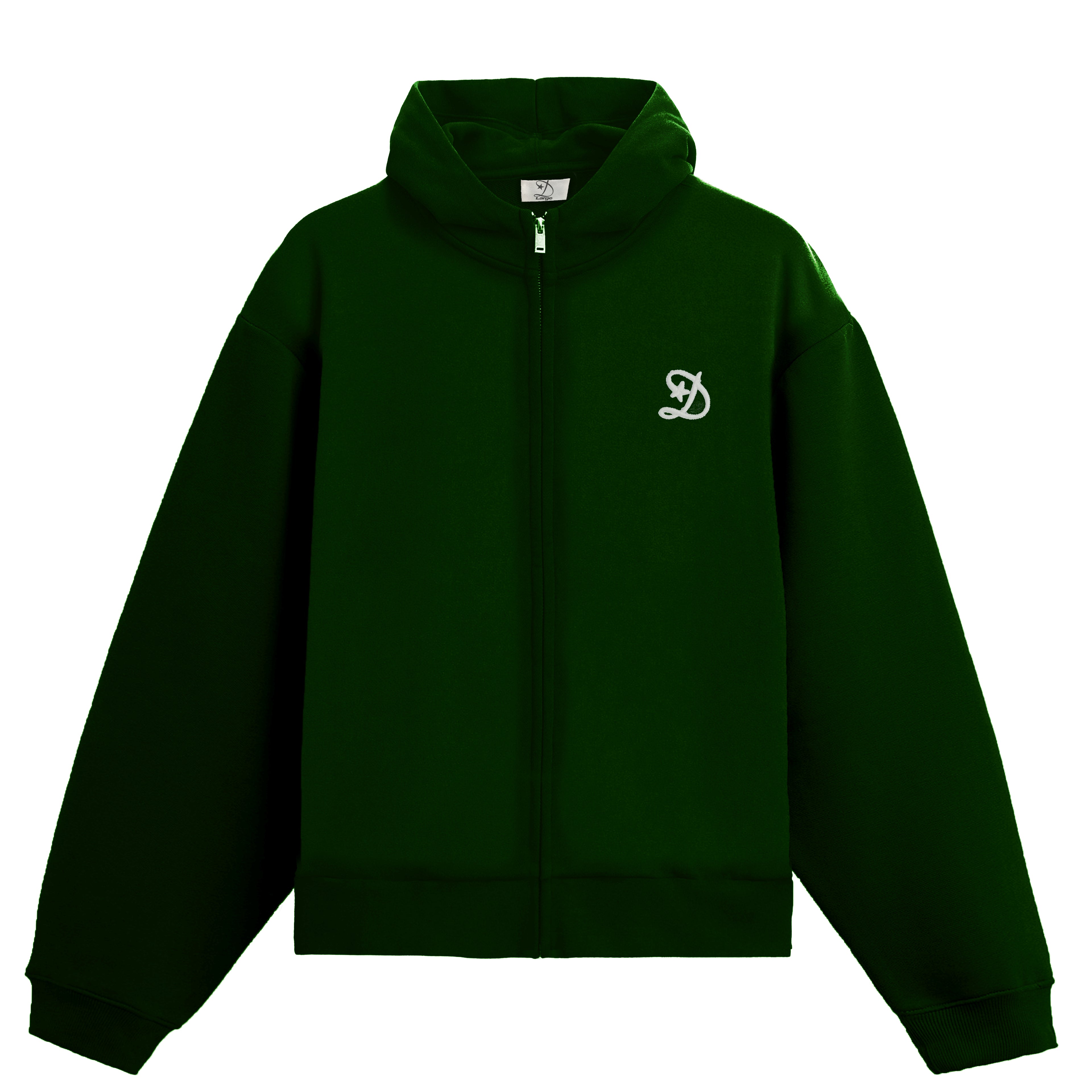 Labor Green Zip Up