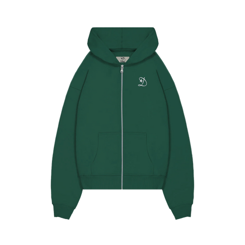 Labor Green Zip Up