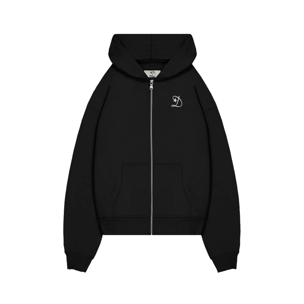Labor Black Zip Up