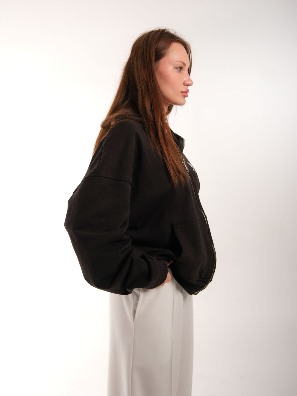 Labor Black Zip Up