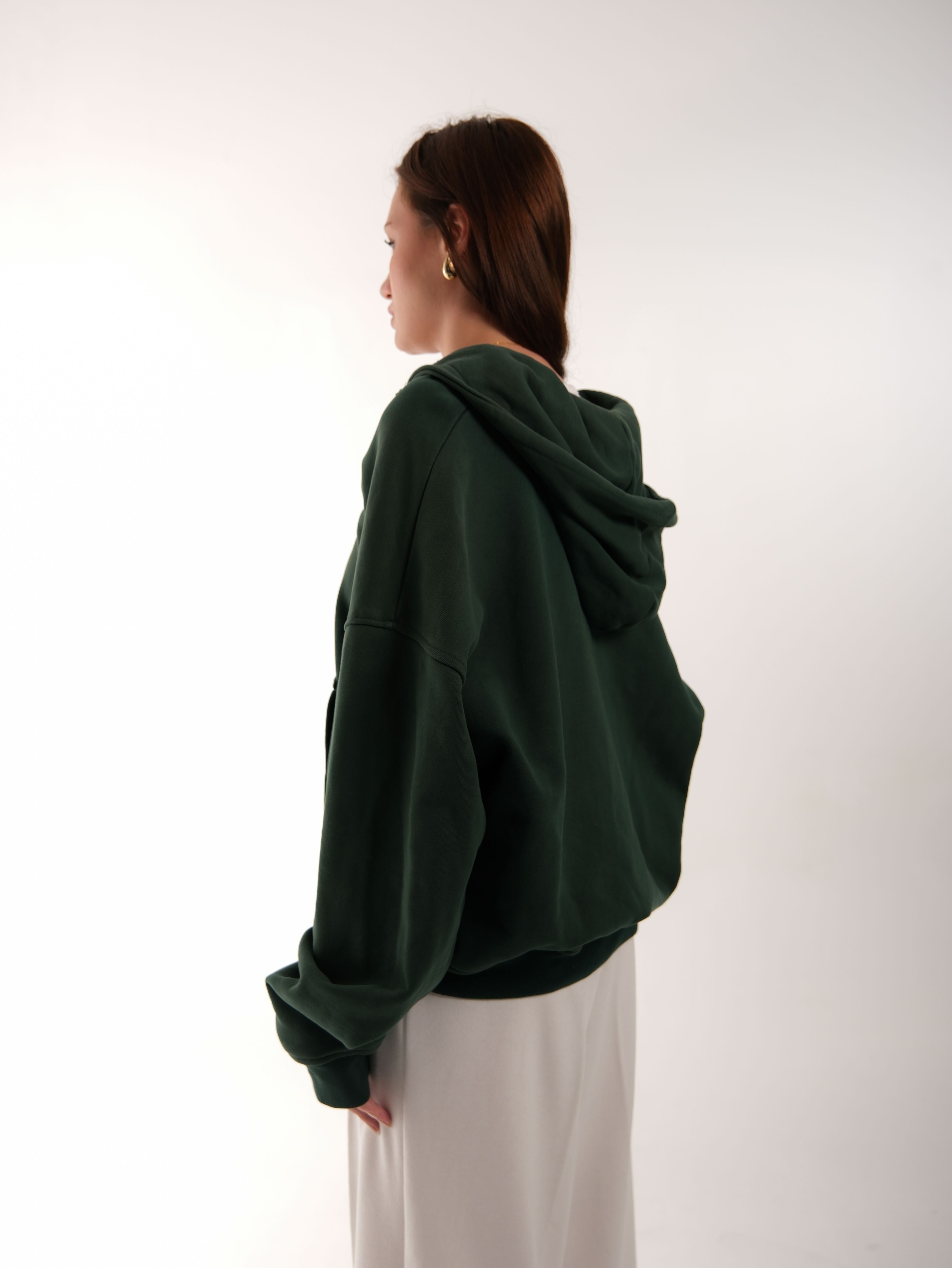 Labor Green Zip Up