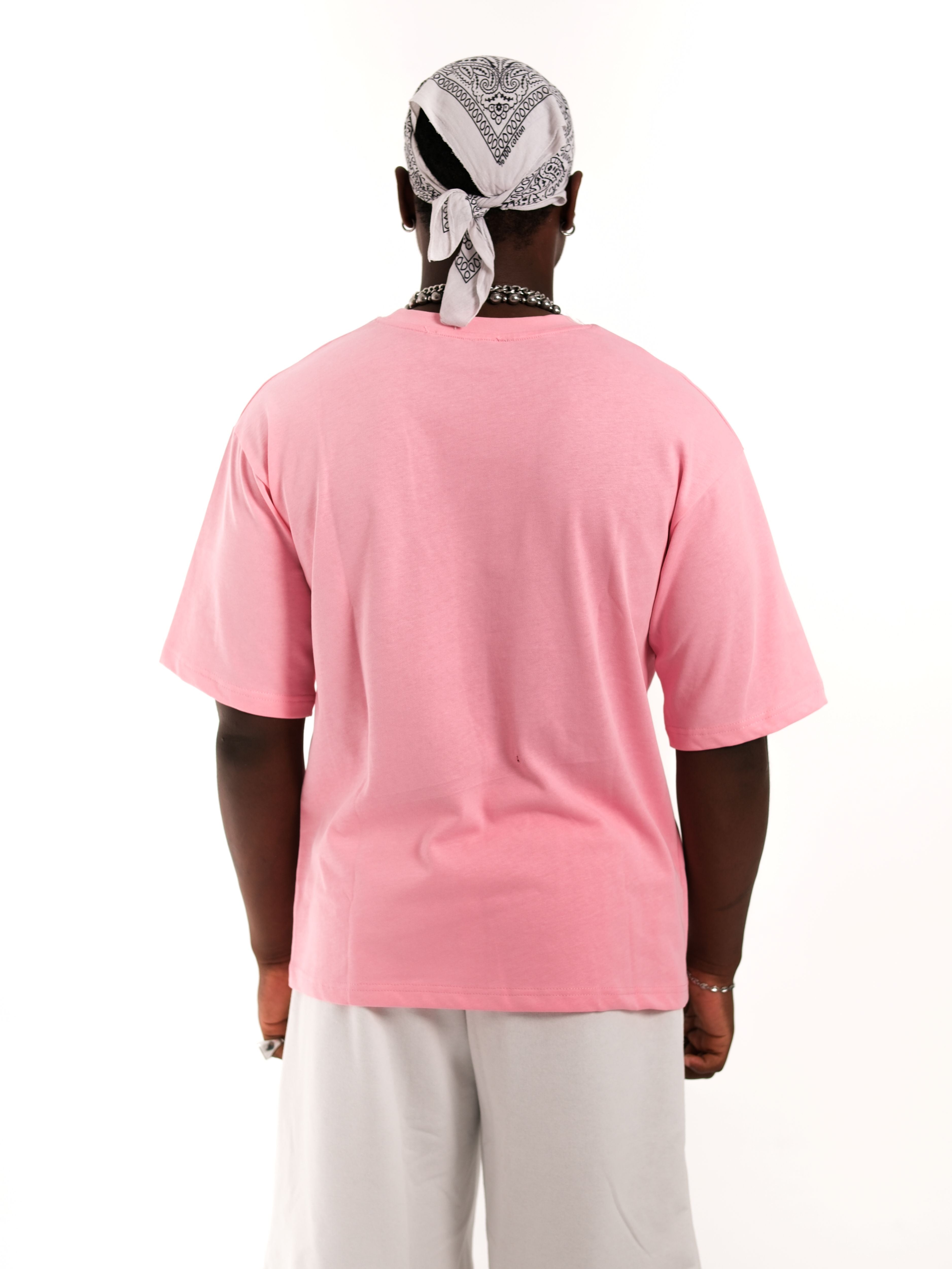 Basic Embroidered Baby Pink Tshirt