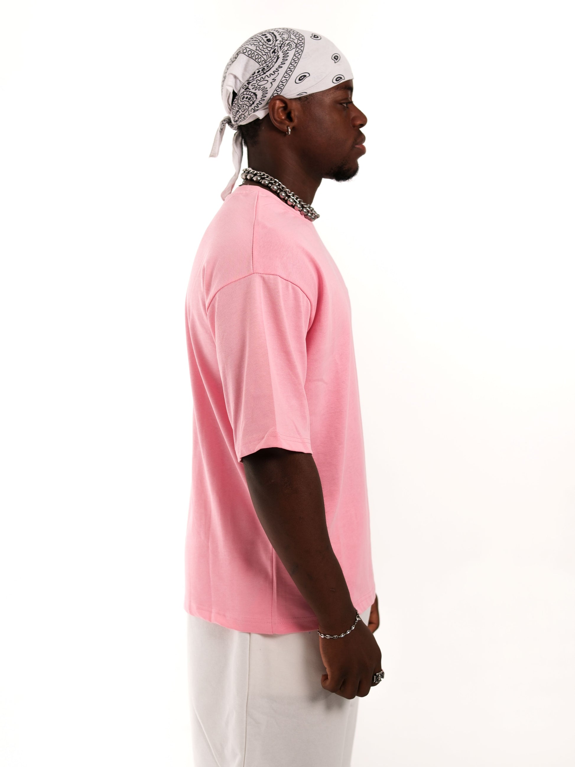 Basic Embroidered Baby Pink Tshirt