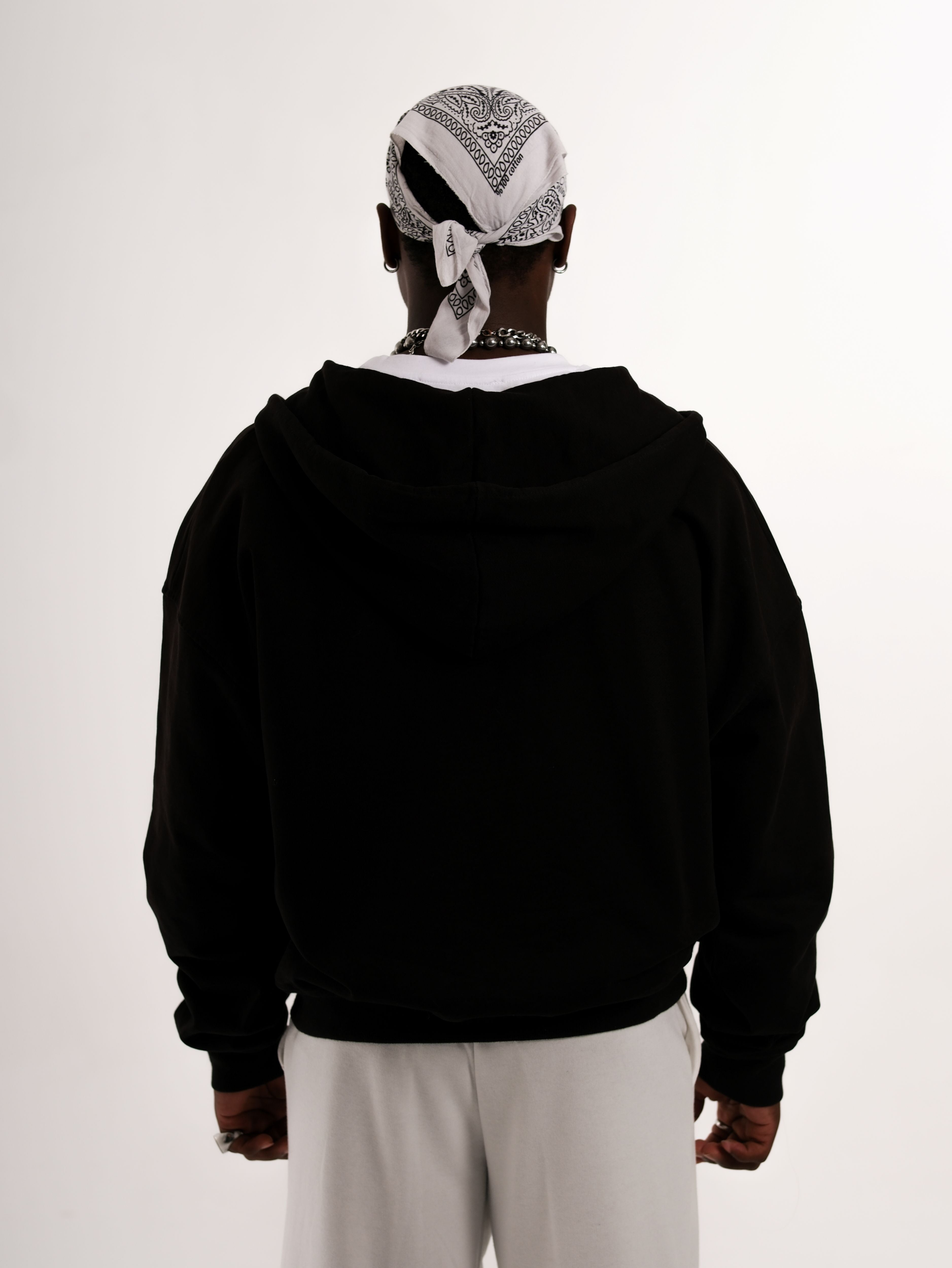 Labor Black Zip Up