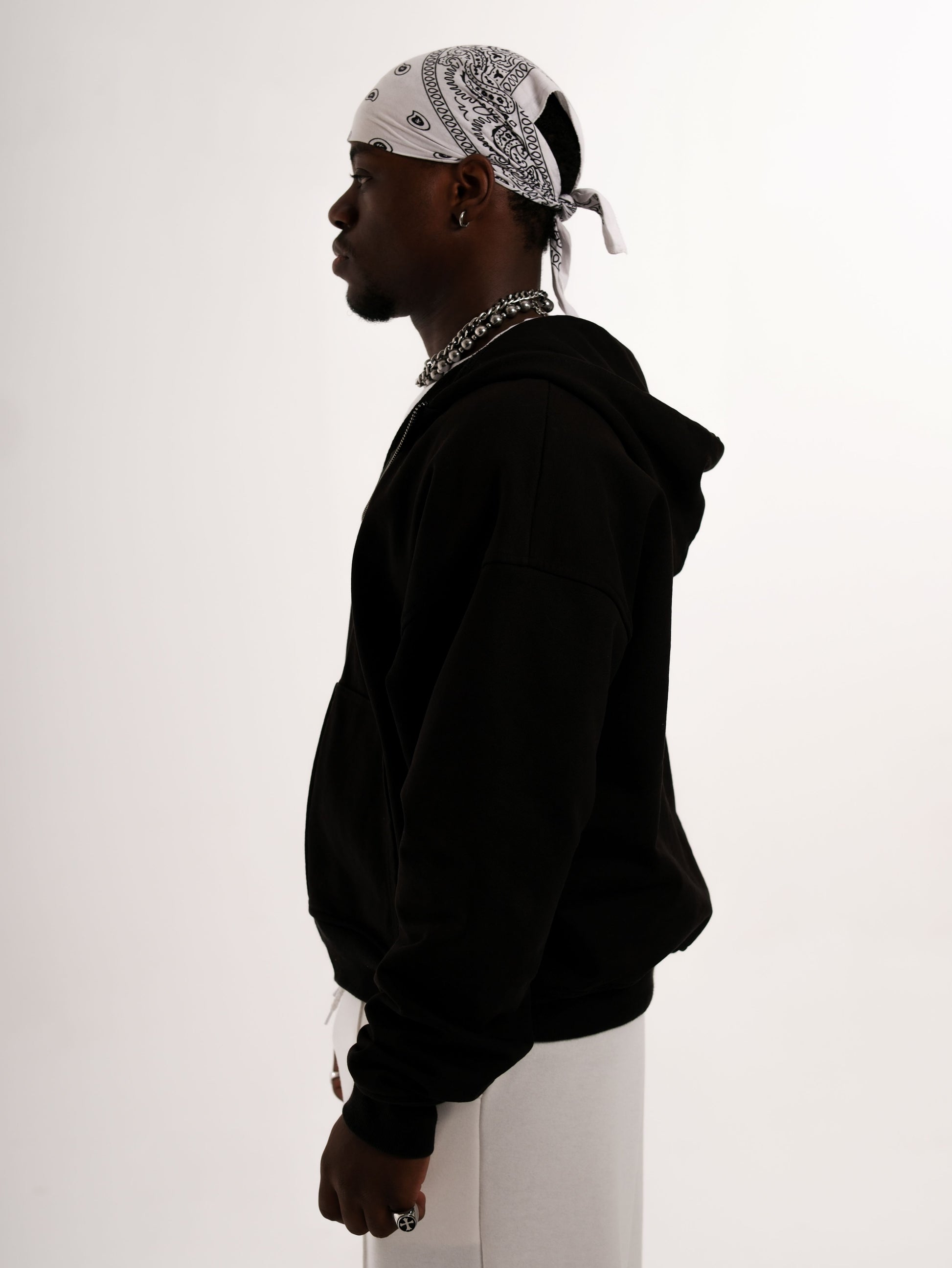 Labor Black Zip Up