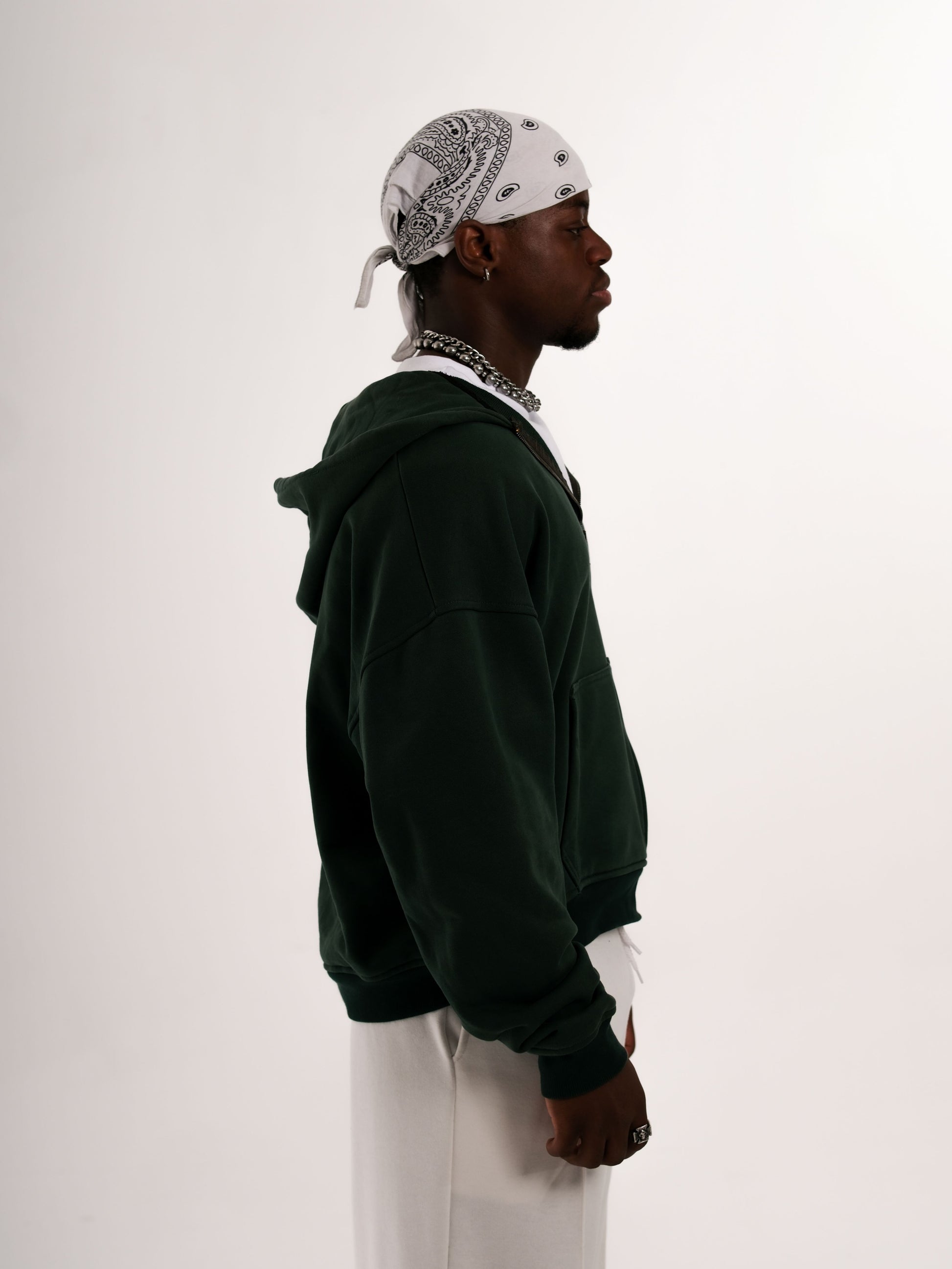 Labor Green Zip Up