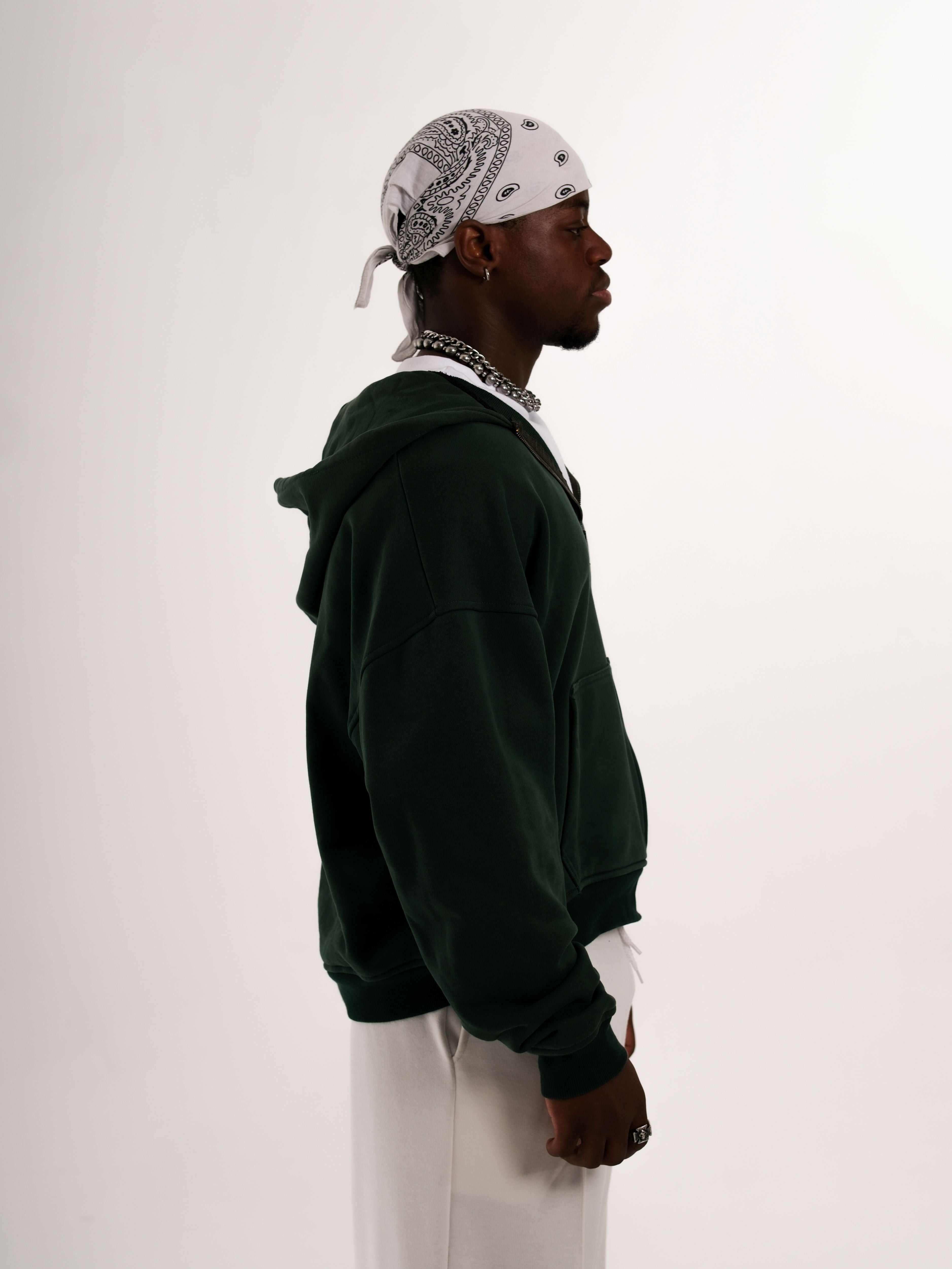 Labor Green Zip Up