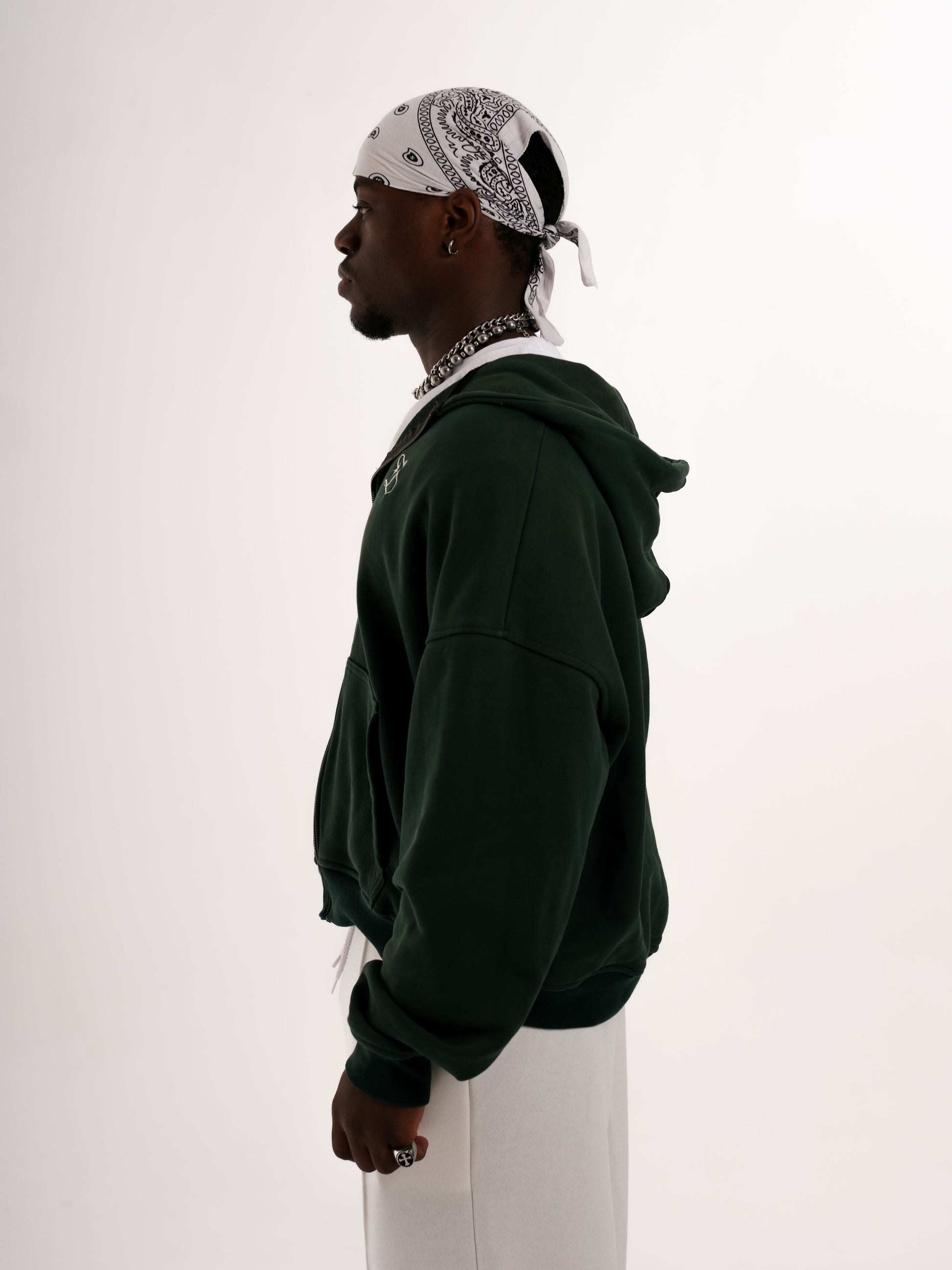 Labor Green Zip Up